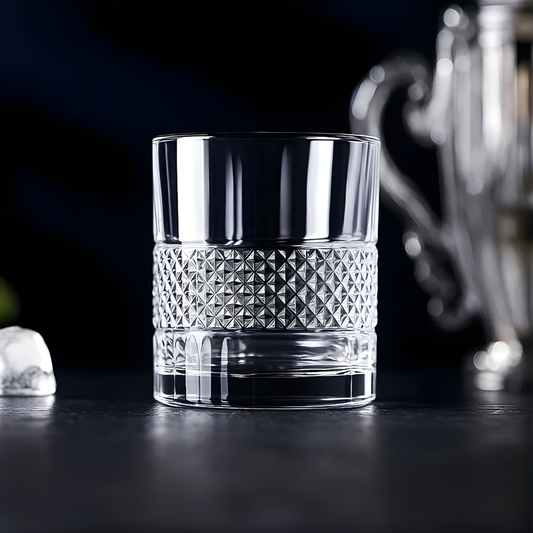 Quirky Crystal Whiskey Glass (Pack Of 6) - Made In Italy