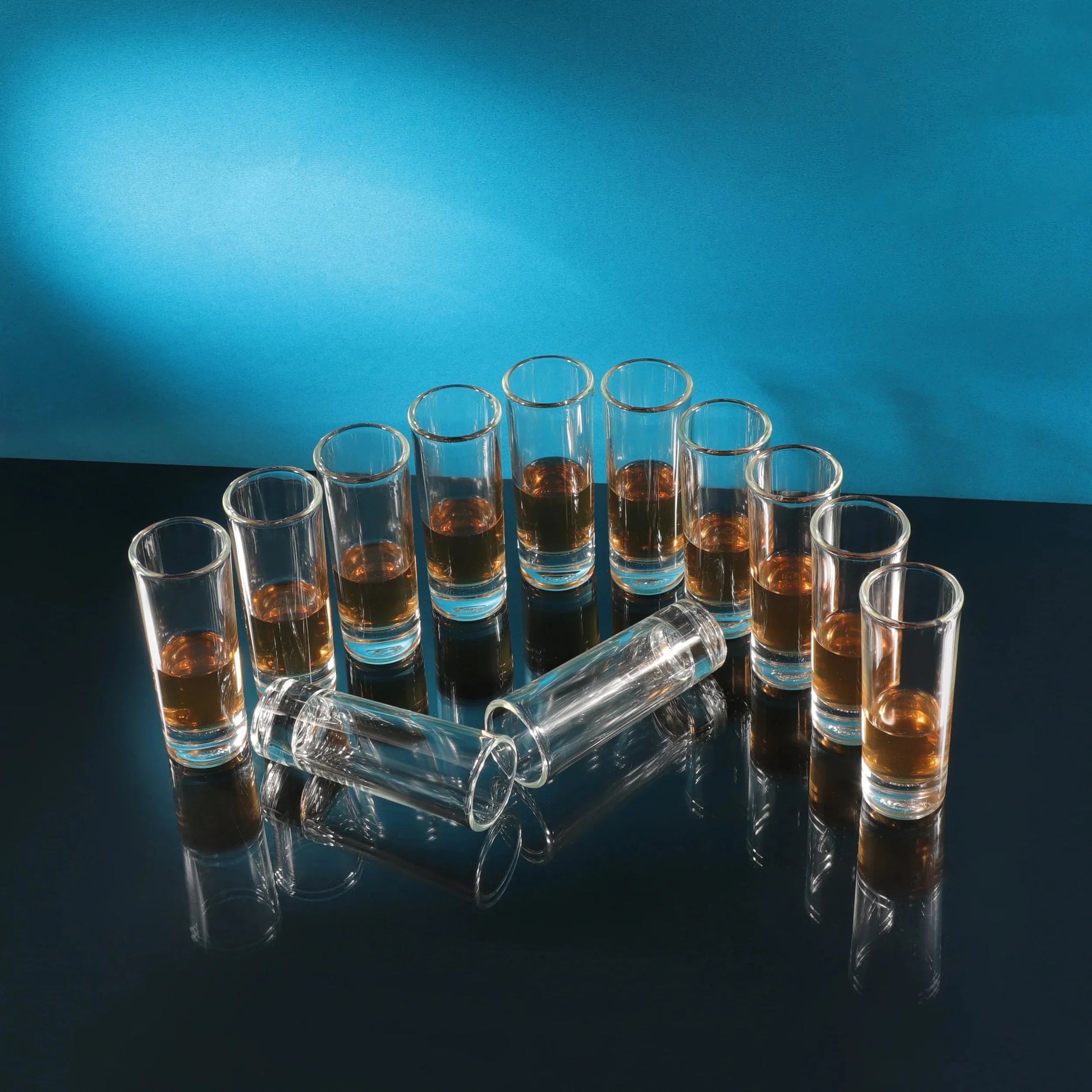 Close-up of Vodka Tequila Shot Glass, featuring a clean, minimalist design.