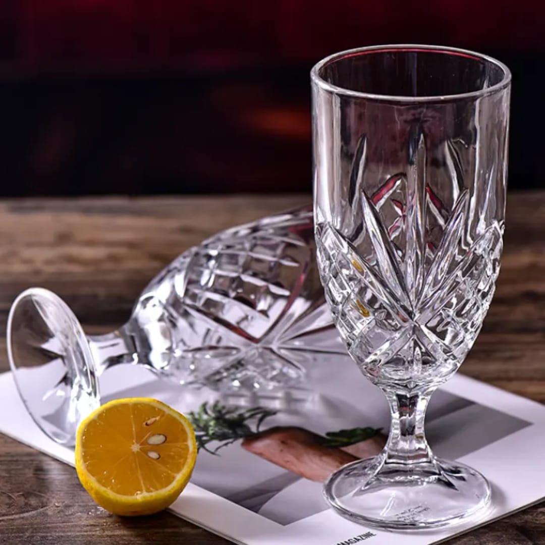 Crystal Beer Glass (Pack Of 6) - Made in Italy
