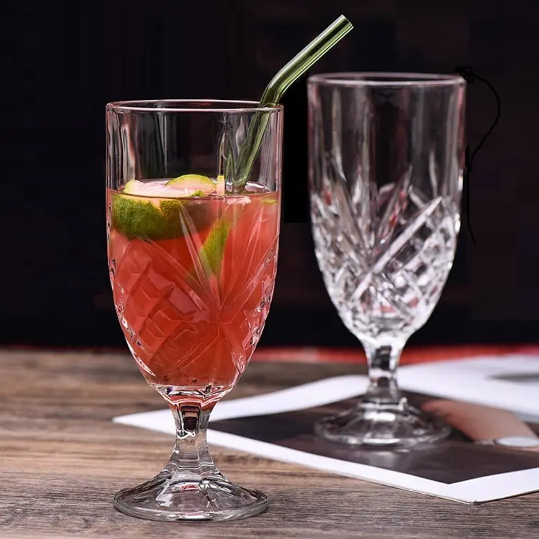 Crystal Beer Glass (Pack Of 6) - Made in Italy
