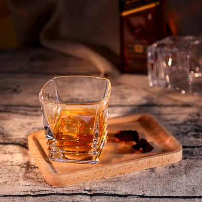 Luxury Square Whiskey Glass - Set Of 6