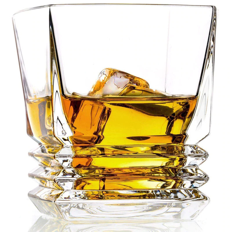 Luxury Square Whiskey Glass - Set Of 6