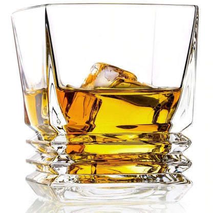 Luxury Square Whiskey Glass - Set Of 6