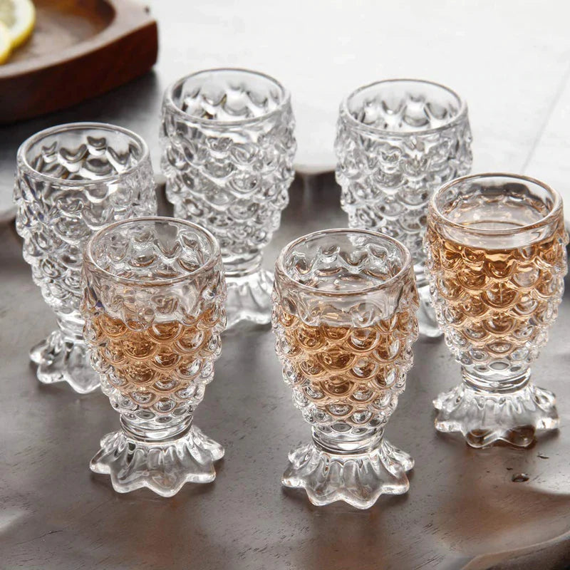 Pineapple Glass (Pack Of 6)
