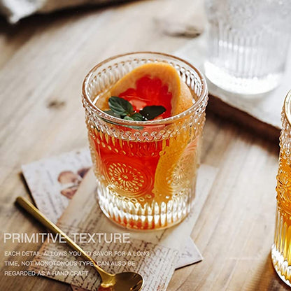 Embossed Whiskey Glass (Pack Of 6)