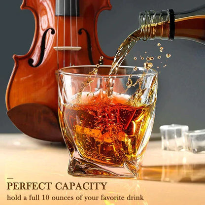 Crystal Twist Whiskey Glass (Pack Of 6)