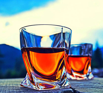 Crystal Twist Whiskey Glass (Pack Of 6)