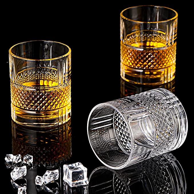 Quirky Crystal Whiskey Glass (Pack Of 6) - Made In Italy