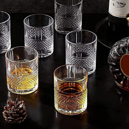 Quirky Crystal Whiskey Glass (Pack Of 6) - Made In Italy