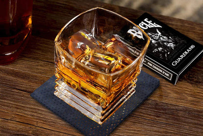 Luxury Square Whiskey Glass - Set Of 6