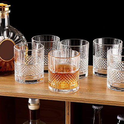 Quirky Crystal Whiskey Glass (Pack Of 6) - Made In Italy