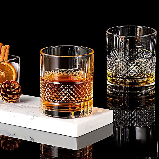 Quirky Crystal Whiskey Glass (Pack Of 6) - Made In Italy
