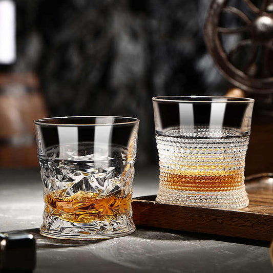 Diamond Cut Whiskey Glass - Made Of Fine Crystal