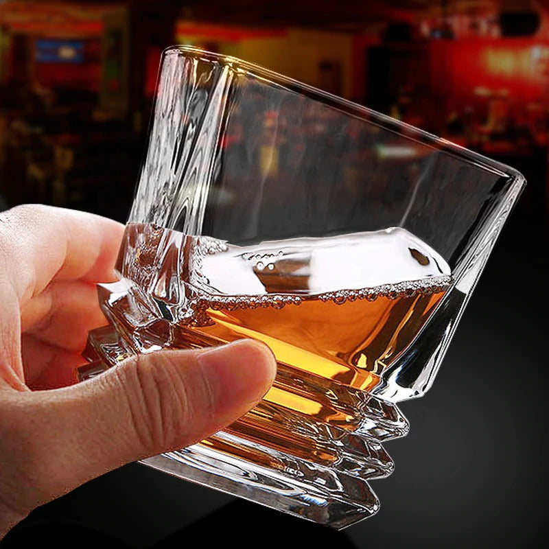 Luxury Square Whiskey Glass - Set Of 6