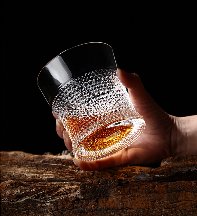Diamond Cut Whiskey Glass - Made Of Fine Crystal