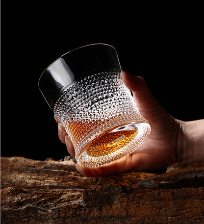 Diamond Cut Whiskey Glass - Made Of Fine Crystal