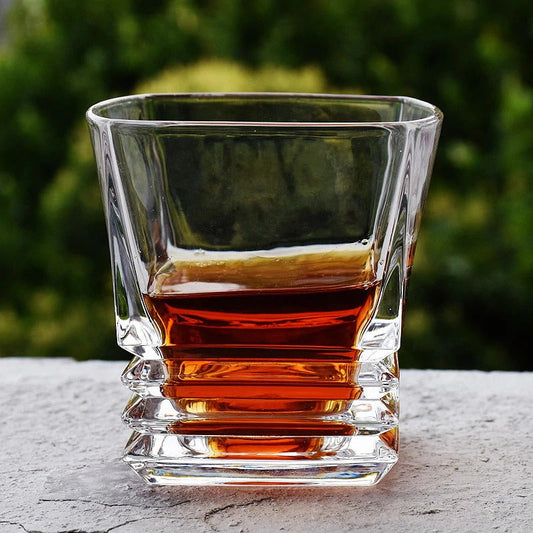 Luxury Square Whiskey Glass - Set Of 6