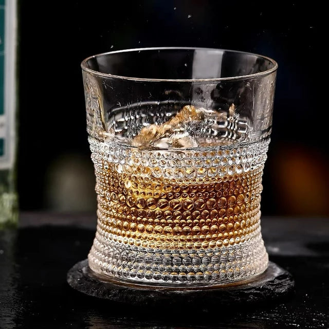 Diamond Cut Whiskey Glass - Made Of Fine Crystal