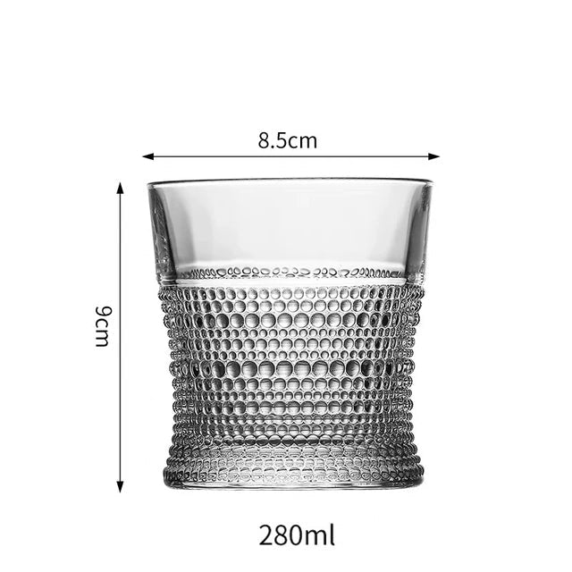 Diamond Cut Whiskey Glass - Made Of Fine Crystal