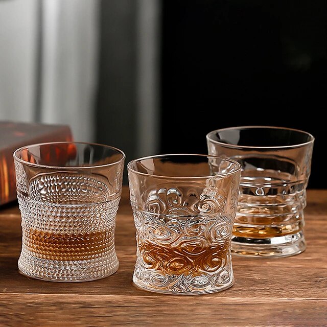 Diamond Cut Whiskey Glass - Made Of Fine Crystal
