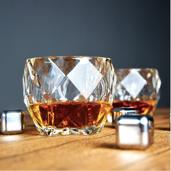 Pegasus Crystal Whiskey Glass - Set Of 6 - Made In Slovakia