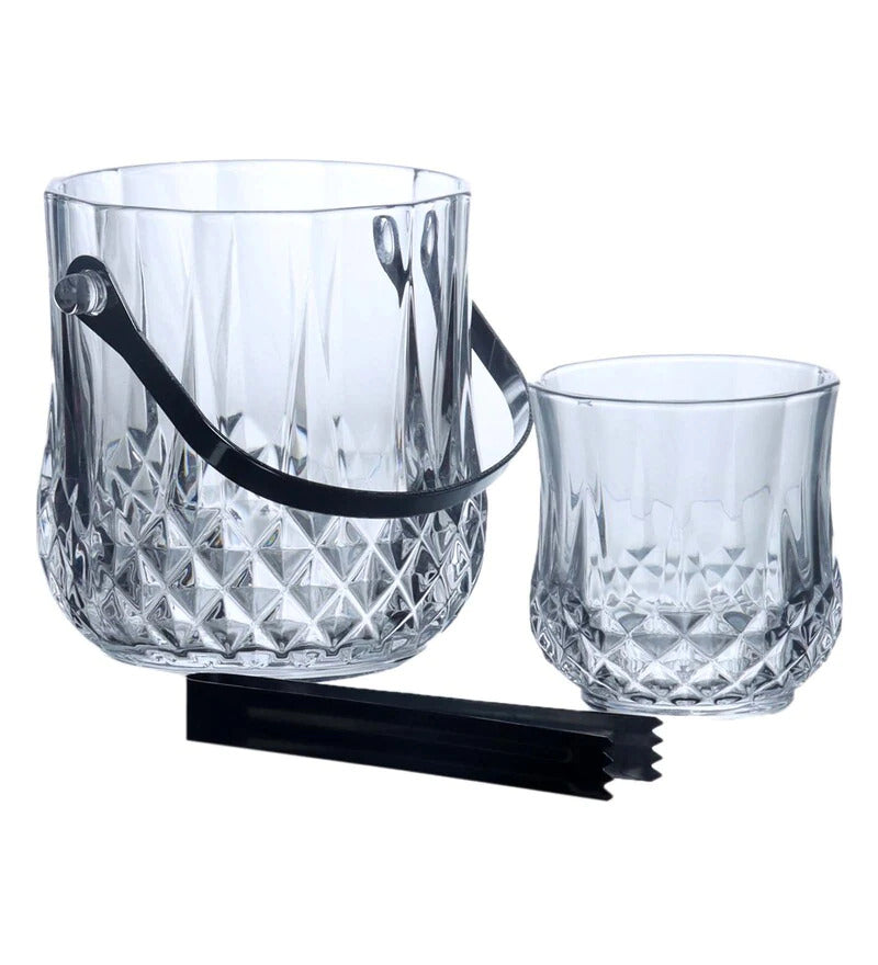 Ivory Ice Bucket Set
